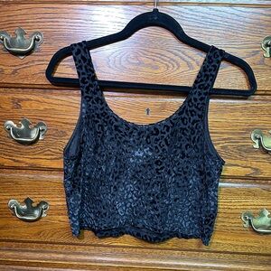 Express Velvet Semi-sheer Crop Tank Bundle